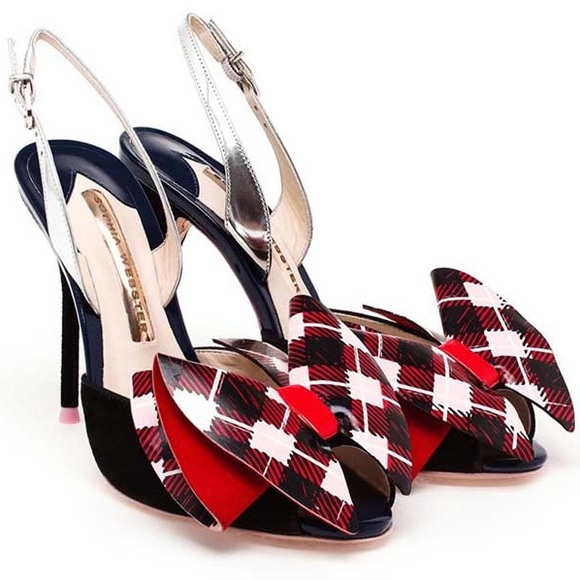 Sophia Webster Shoes - Sophia Webster Sz 41 Leah Tartan sling backs.